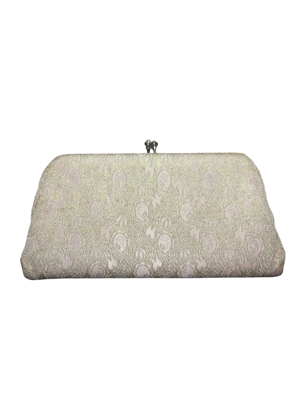 Vintage 1950s/60s Garay Pink Brocade Evening Clutch